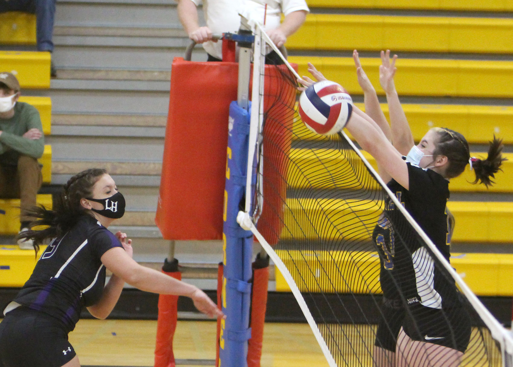 Lake Holcombe at Cornell volleyball 10-15-20